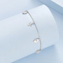 Bracelet à Breloque Talisman en Argent 925