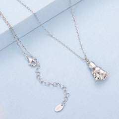 Collier Étreinte Chiot en Argent 925