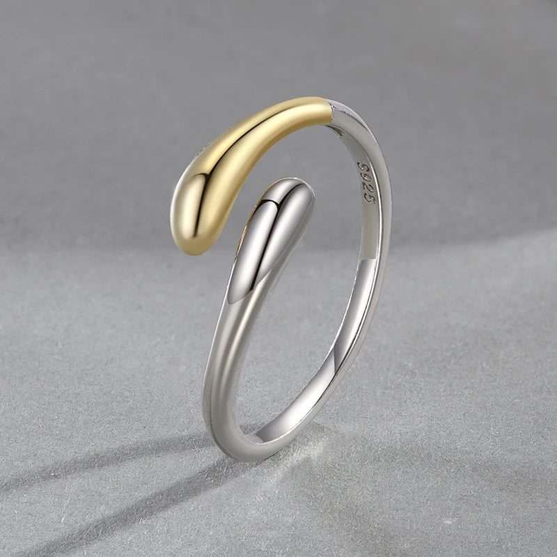 Bague Goutte en Argent 925
