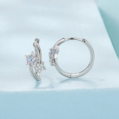 Créoles Étoile en Argent 925