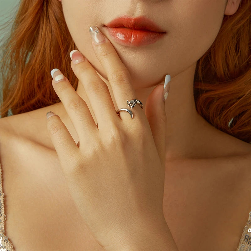 Bague Renard en Argent 925