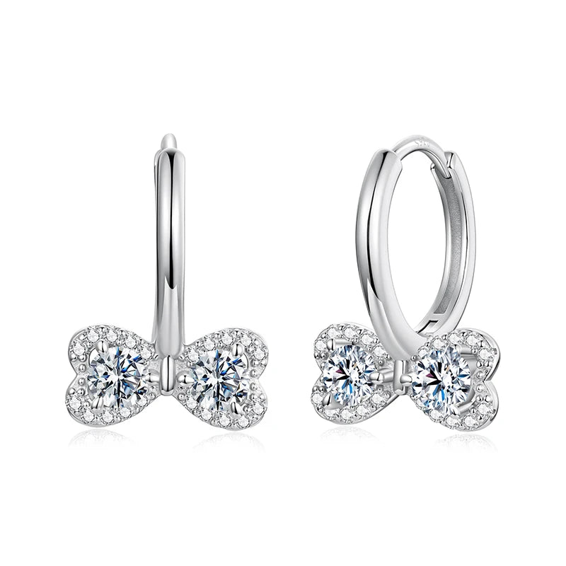 Créoles Nœud en Argent 925