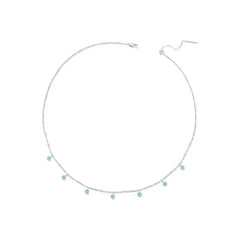 Collier Ras-de-Cou Turquoise en Argent 925