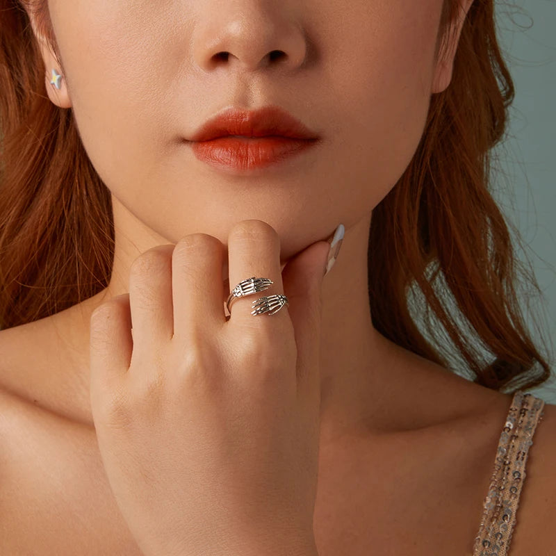 Bague Étreinte en Argent 925