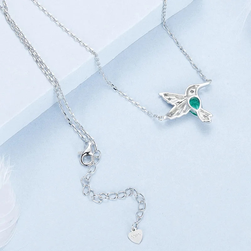 Collier Pendentif Colibri en Argent 925