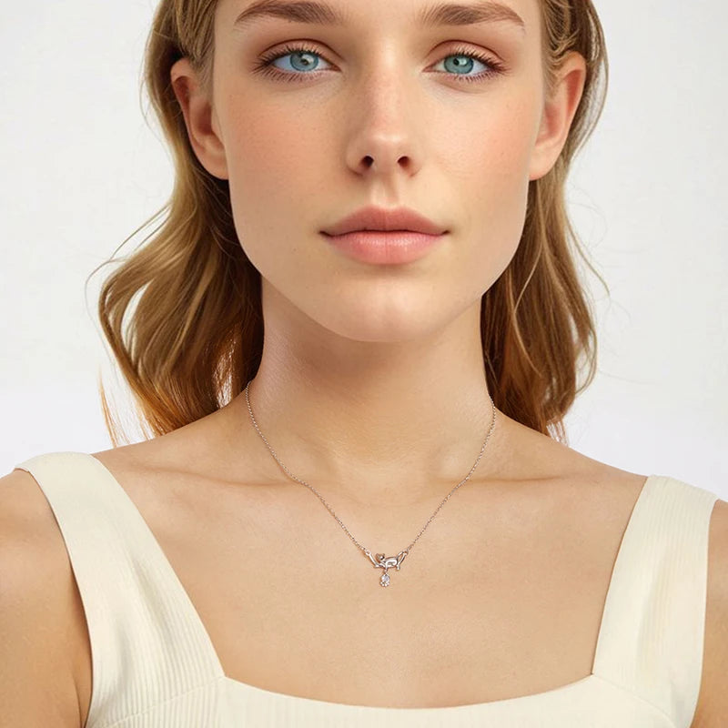 Collier Pendentif Chat en Argent 925