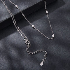 Collier Ras-de-Cou en Argent 925 avec Certificat