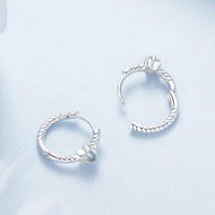 Créoles Étoile en Argent 925