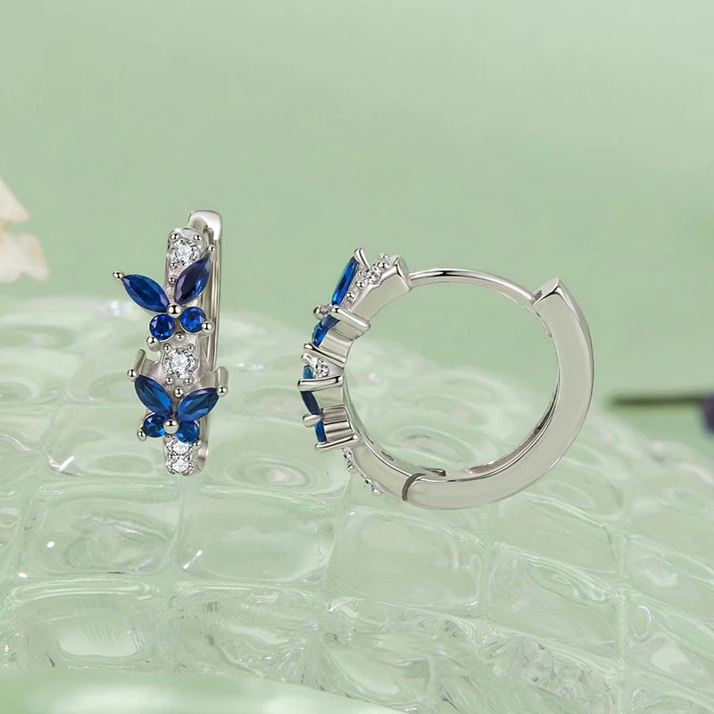 Créoles Papillon en Argent 925