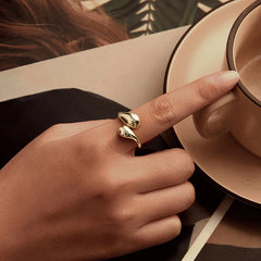 Bague Goutte en Argent 925