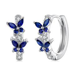 Créoles Papillon en Argent 925