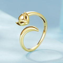 Bague Renard en Argent 925