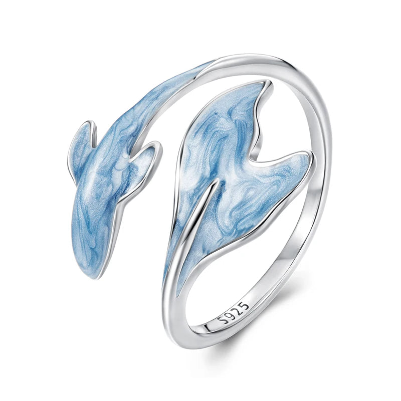 Bague Poisson Paon en Argent 925