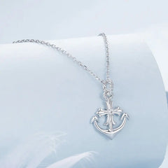 Collier Ancre Marine en Argent 925