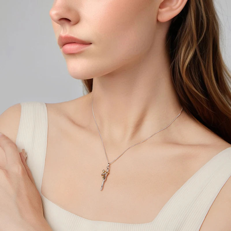 Collier Étreinte Mère-Enfant en Argent 925