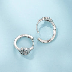 Créoles Lotus Vintage en Argent 925