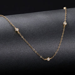 Collier Ras-de-Cou en Argent 925 avec Certificat
