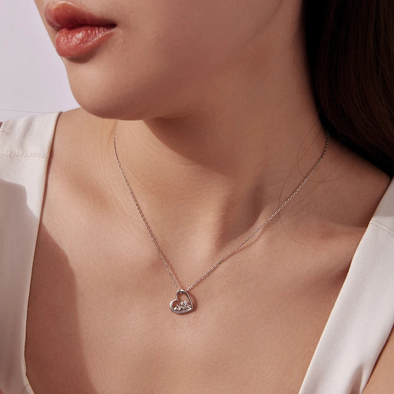 Collier Paysage de Montagnes en Argent 925