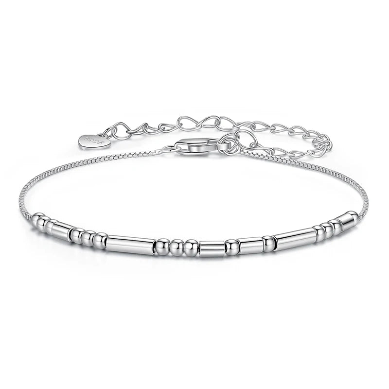 Bracelet Code Morse « I Love You » en Argent 925