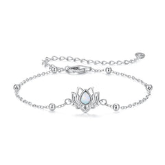 Bracelet Fleur de Lotus en Argent 925