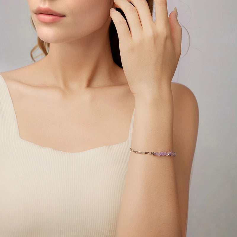 Bracelet Améthyste en Argent 925