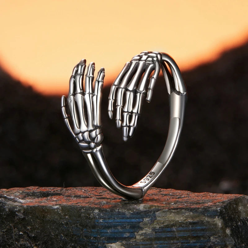 Bague Étreinte en Argent 925