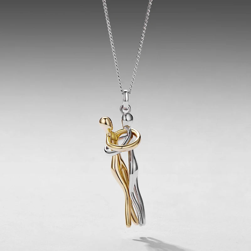 Collier Étreinte de l'Amitié en Argent 925