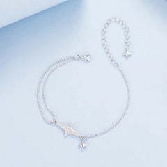 Bracelet Lumière d'Étoile en Argent 925