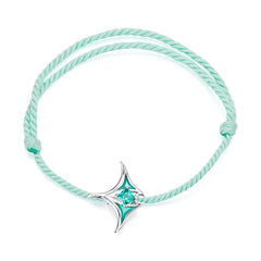 Bracelet Cordon Raie en Argent 925