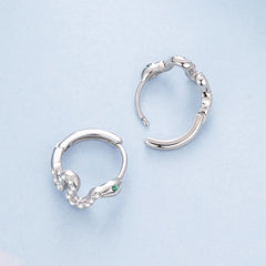 Créoles Serpent en Argent 925