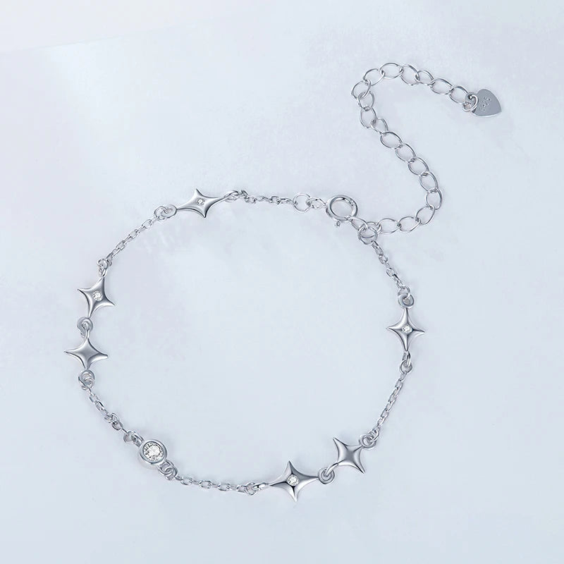 Jonc Ciel Étoilé en Argent 925