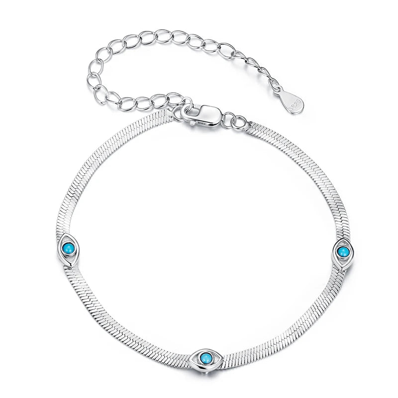 Bracelet Œil Protecteur en Argent 925