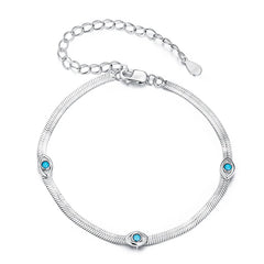 Bracelet Œil Protecteur en Argent 925