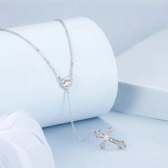 Collier Pendentif Croix en Argent 925
