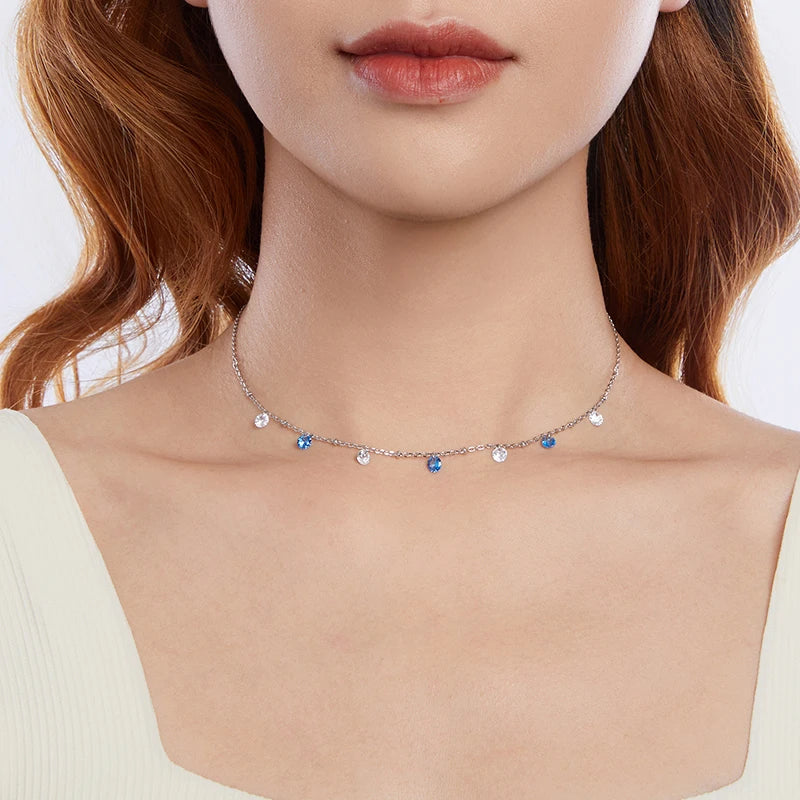 Collier Étoile Étincelante en Argent 925