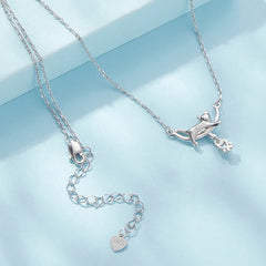 Collier Pendentif Chat en Argent 925