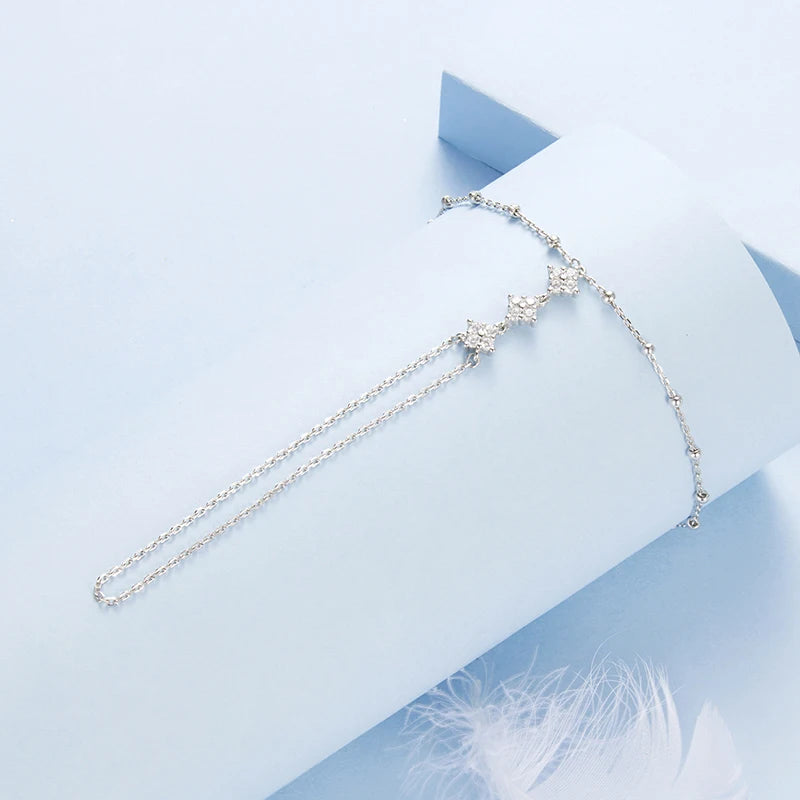 Bracelet Maillons Anneaux en Argent 925