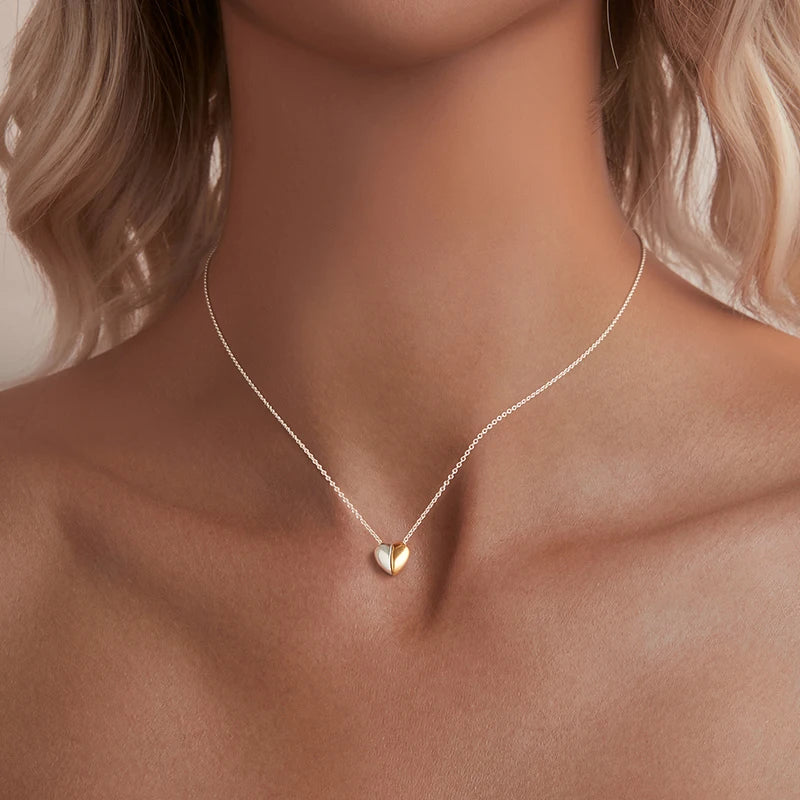Collier Pendentif Cœur en Argent 925