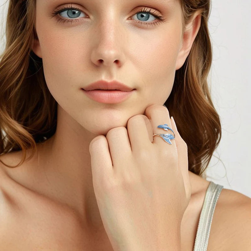 Bague Poisson Paon en Argent 925