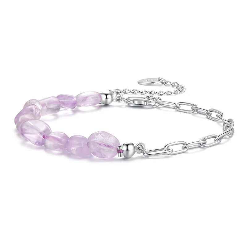 Bracelet Améthyste en Argent 925