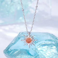 Collier Pendentif Soleil en Argent 925