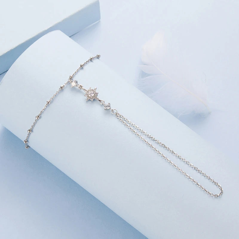Bracelet Anneau Étoile en Argent 925