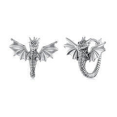 Créoles Dragon Volant en Argent 925