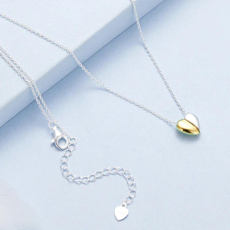 Collier Pendentif Cœur en Argent 925
