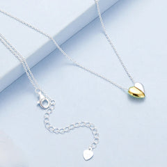 Collier Pendentif Cœur en Argent 925
