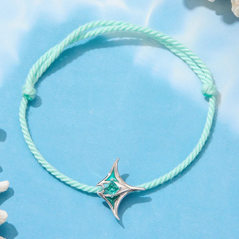 Bracelet Cordon Raie en Argent 925