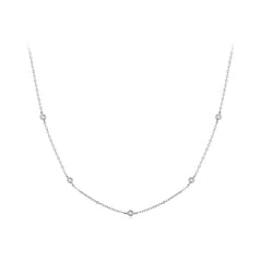 Collier Ras-de-Cou en Argent 925 avec Certificat