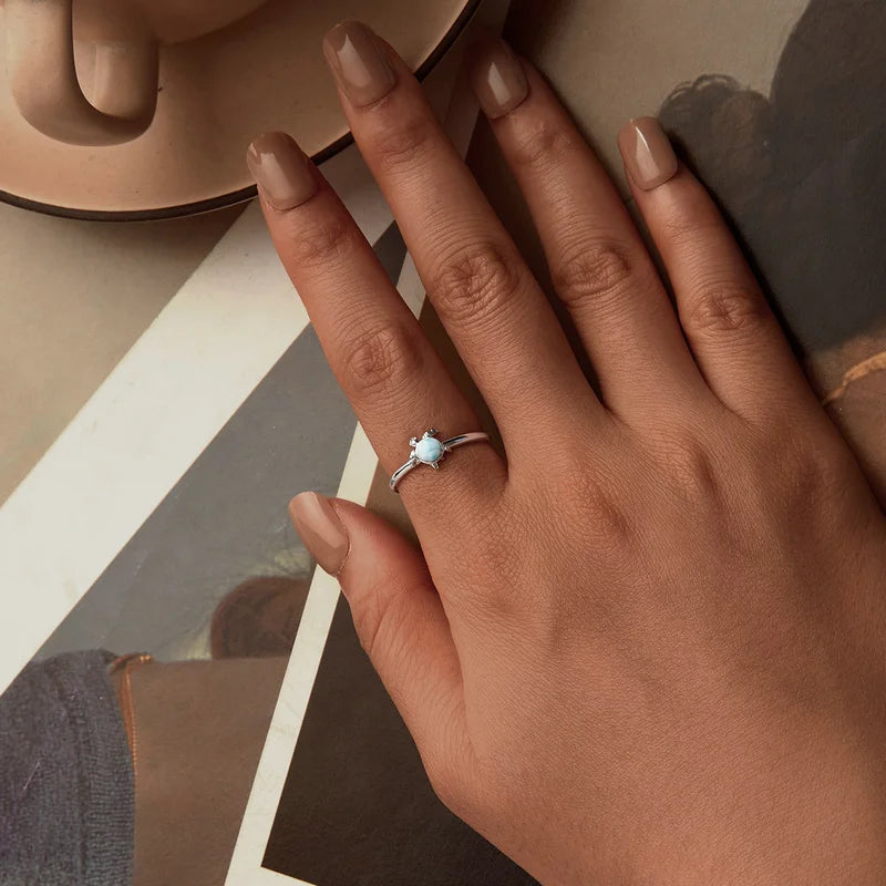 Bague Tortue de Mer en Argent 925