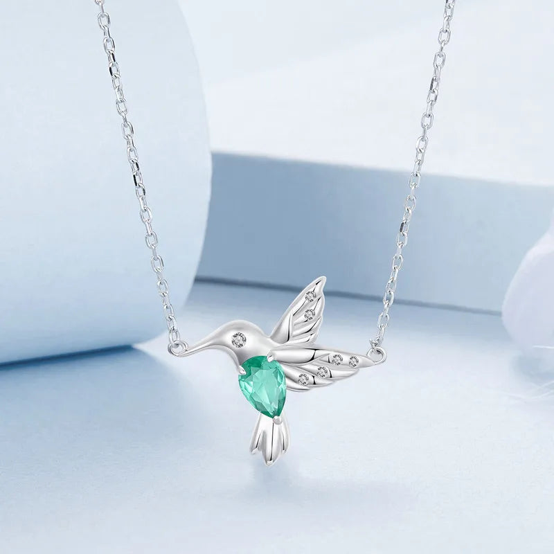 Collier Pendentif Colibri en Argent 925