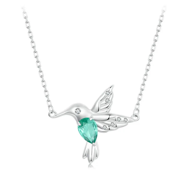 Collier Pendentif Colibri en Argent 925